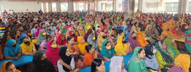 Discussion meeting on women workers organized by National Workers Center and Green Bangla Garment Workers Federation on the occasion of International Day for the Elimination of Violence against Women 2025