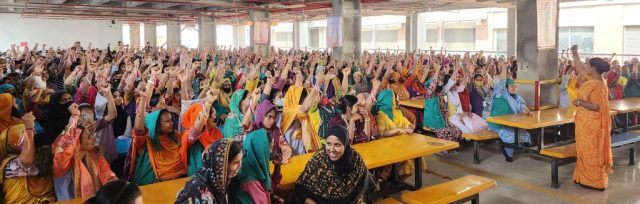 Discussion meeting on women workers organized by National Workers Center and Green Bangla Garment Workers Federation on the occasion of International Day for the Elimination of Violence against Women 2025