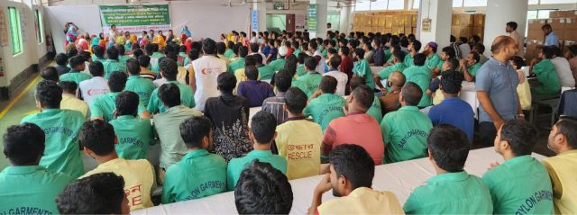 Discussion meeting between National Workers Center and Green Bangla Garment Workers Federation on the occasion of National Occupational Health and Safety Day 2026