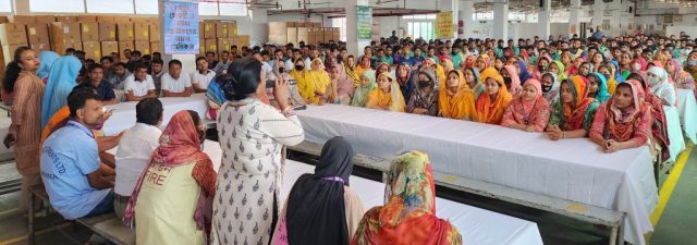 Discussion meeting between National Workers Center and Green Bangla Garment Workers Federation on the occasion of National Occupational Health and Safety Day 2026